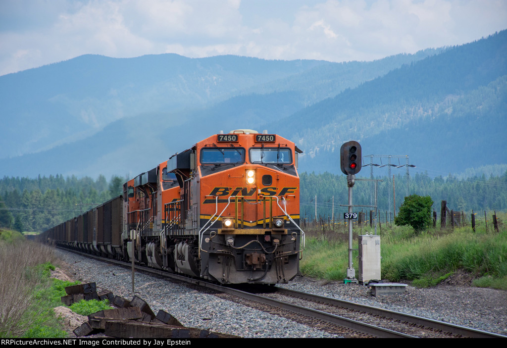 Empty Coal at Milepost 37.9